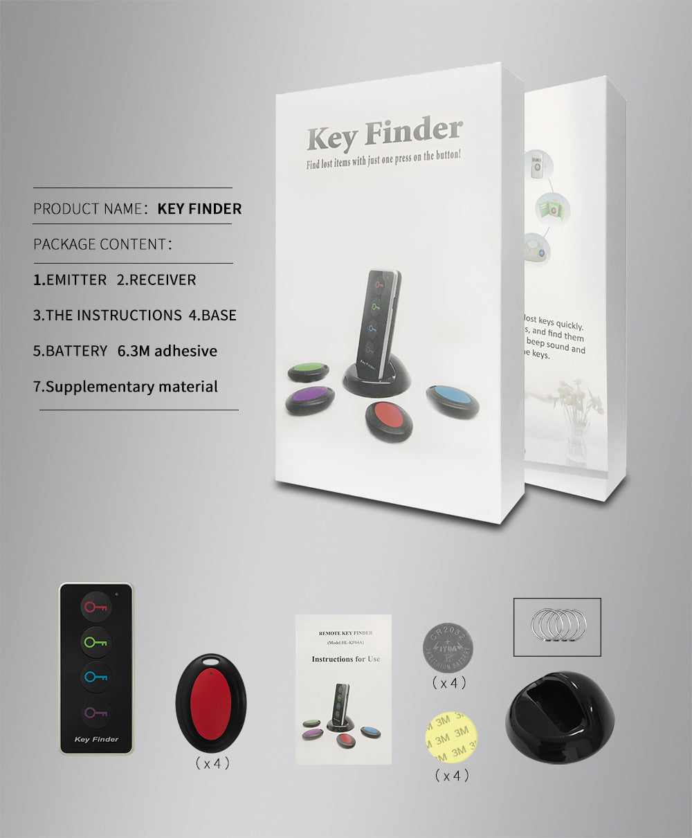 Wireless Key Locator One-to-four Locator